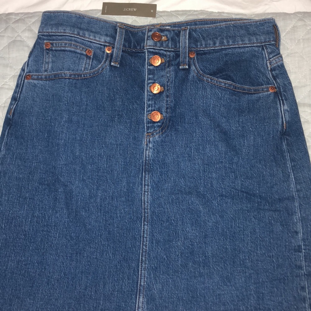 Jcrew denim skirt size 27